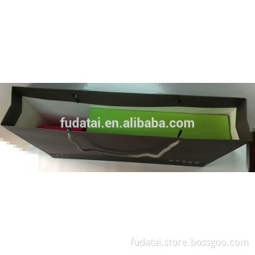 FDT customized factory sale price eco-friendly PP handle shopping paper bag